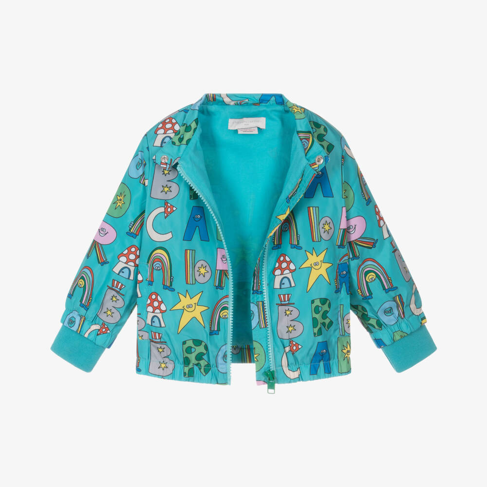 Stella McCartney Kids-Baby Boys Blue Magical Letters Jacket | Childrensalon