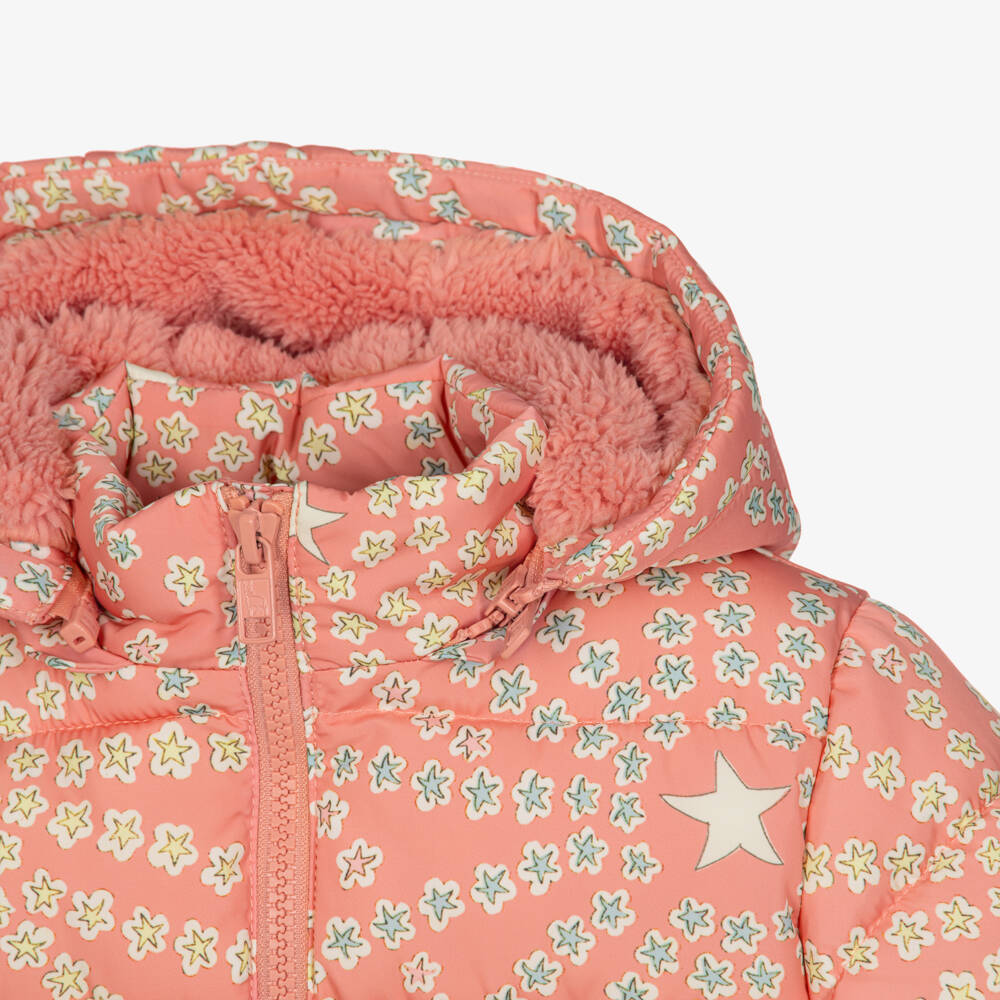 Stella McCartney Kids-Baby Girls Pink Padded Jacket | Childrensalon