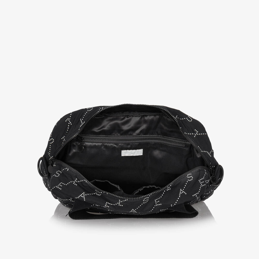 Stella McCartney Kids-Black Padded Baby Changing Bag (30cm) | Childrensalon