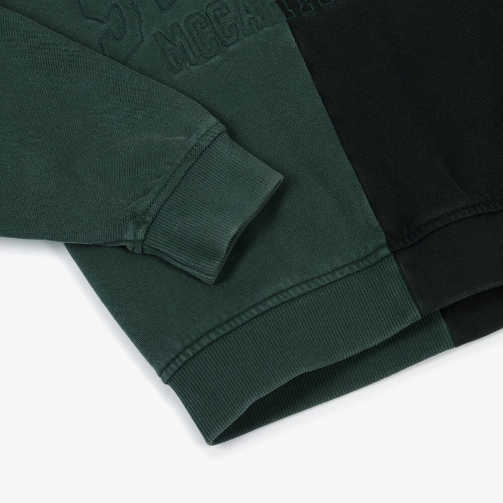 Stella McCartney Kids-سويتشيرت قطن لون أسود وأخضر للأولاد | Childrensalon