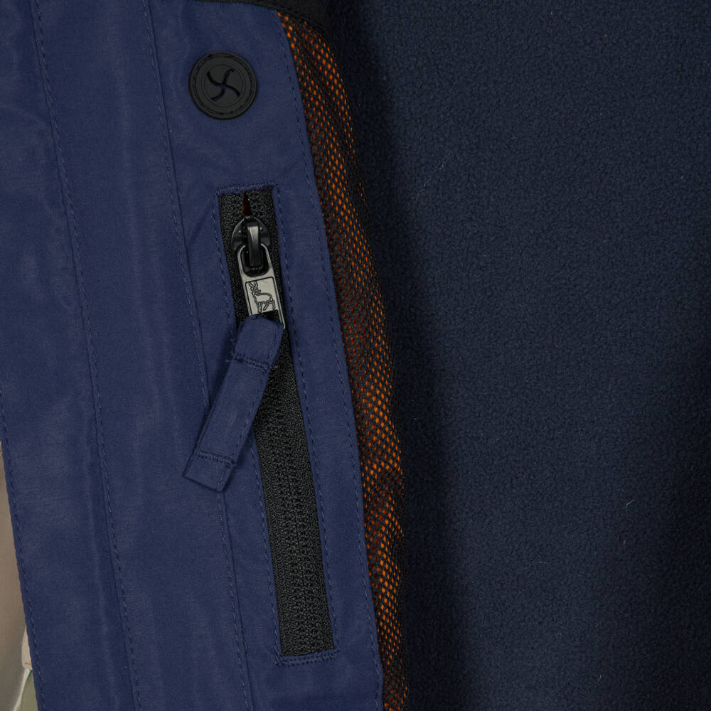 Stella McCartney Kids-Boys Blue & Green Colourblock Technical Ski Jacket | Childrensalon