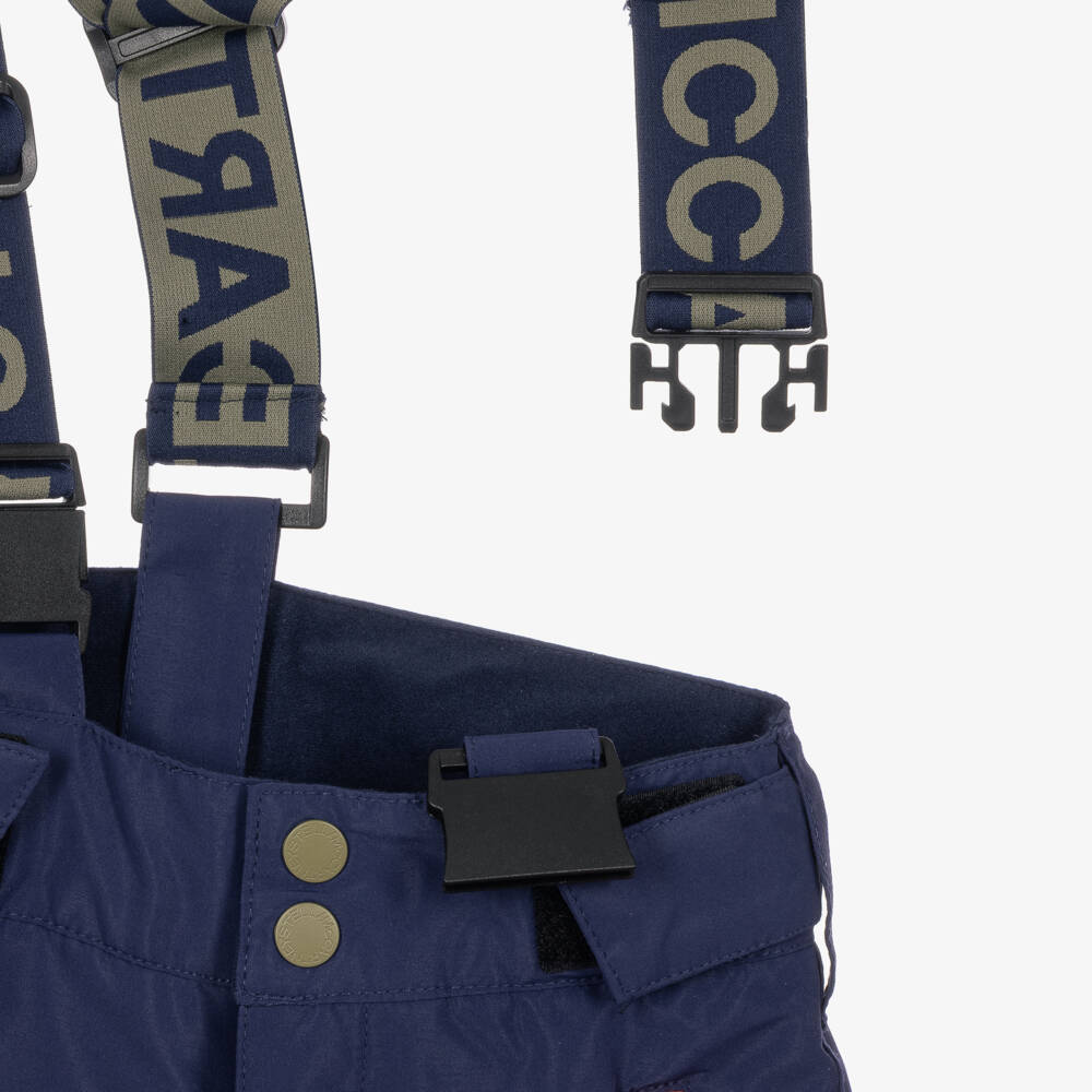 Stella McCartney Kids-Boys Blue & Green Technical Ski Pants | Childrensalon