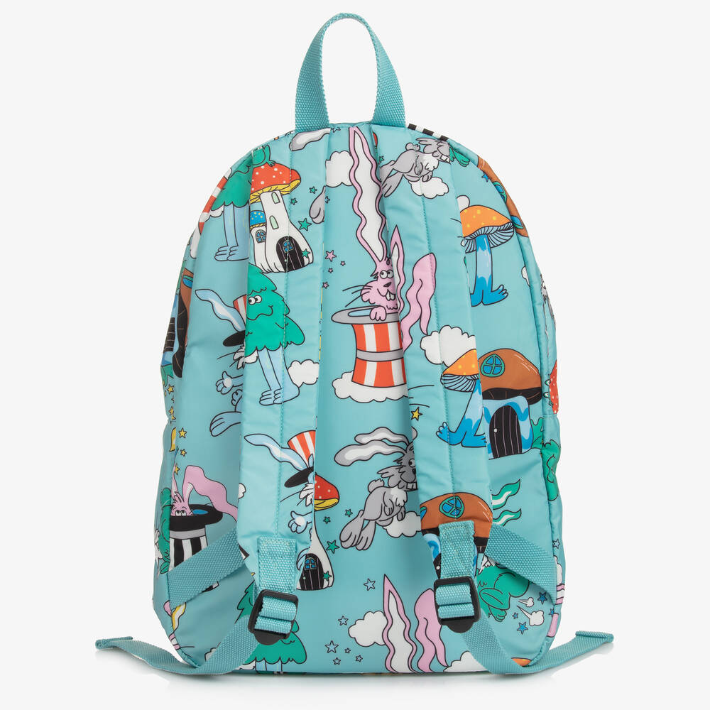 Stella McCartney Kids-Boys Blue Magic Rabbit Backpack (41cm) | Childrensalon