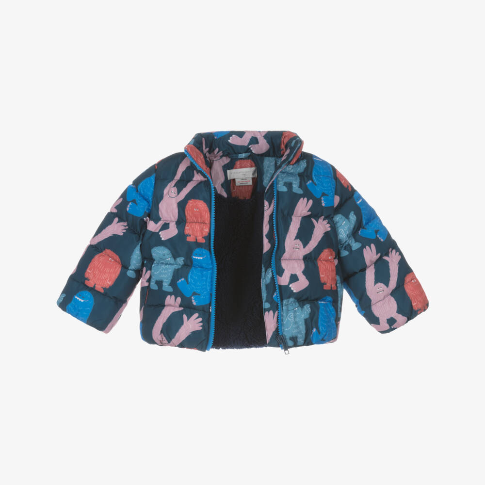 Stella McCartney Kids-Boys Blue Yeti Print Jacket | Childrensalon