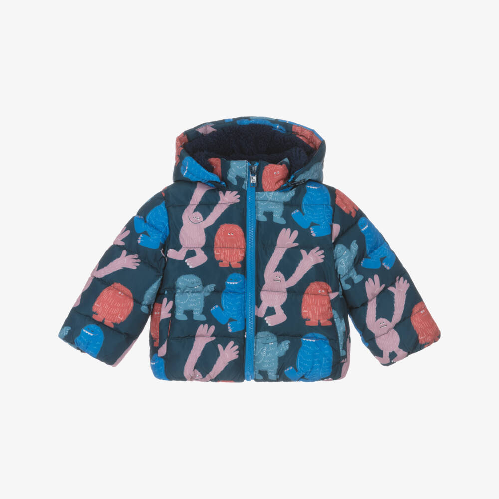 Stella McCartney Kids-Boys Blue Yeti Print Jacket | Childrensalon