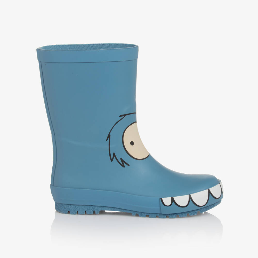 Stella McCartney Kids-Boys Blue Yeti Rain Boots | Childrensalon