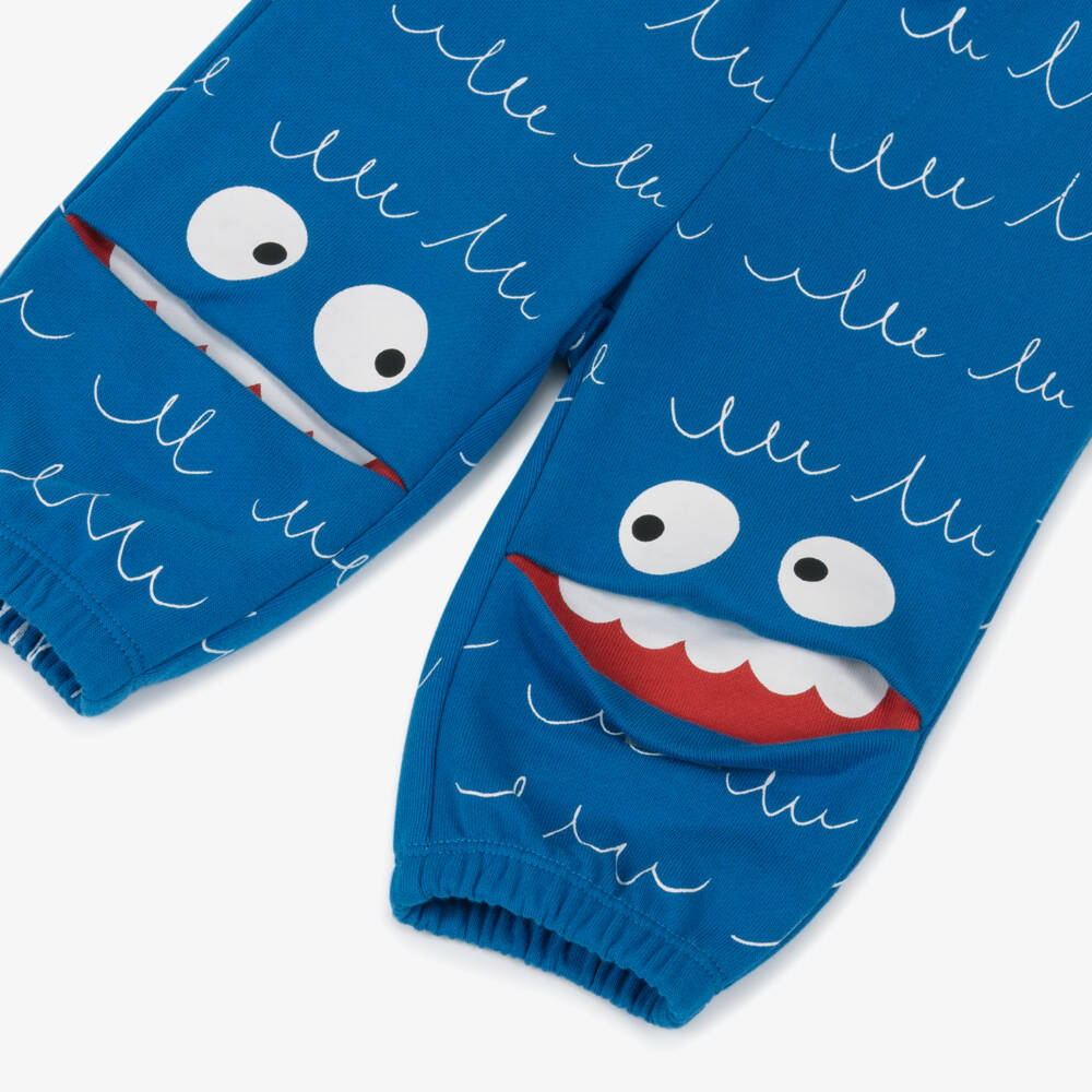 Stella McCartney Kids-بنطلون جوجرز أزرق دافئ للأولاد | Childrensalon