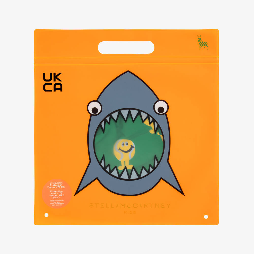 Stella McCartney Kids-شورت سباحة بطبعة كرات التنس لون أخضر للأولاد | Childrensalon