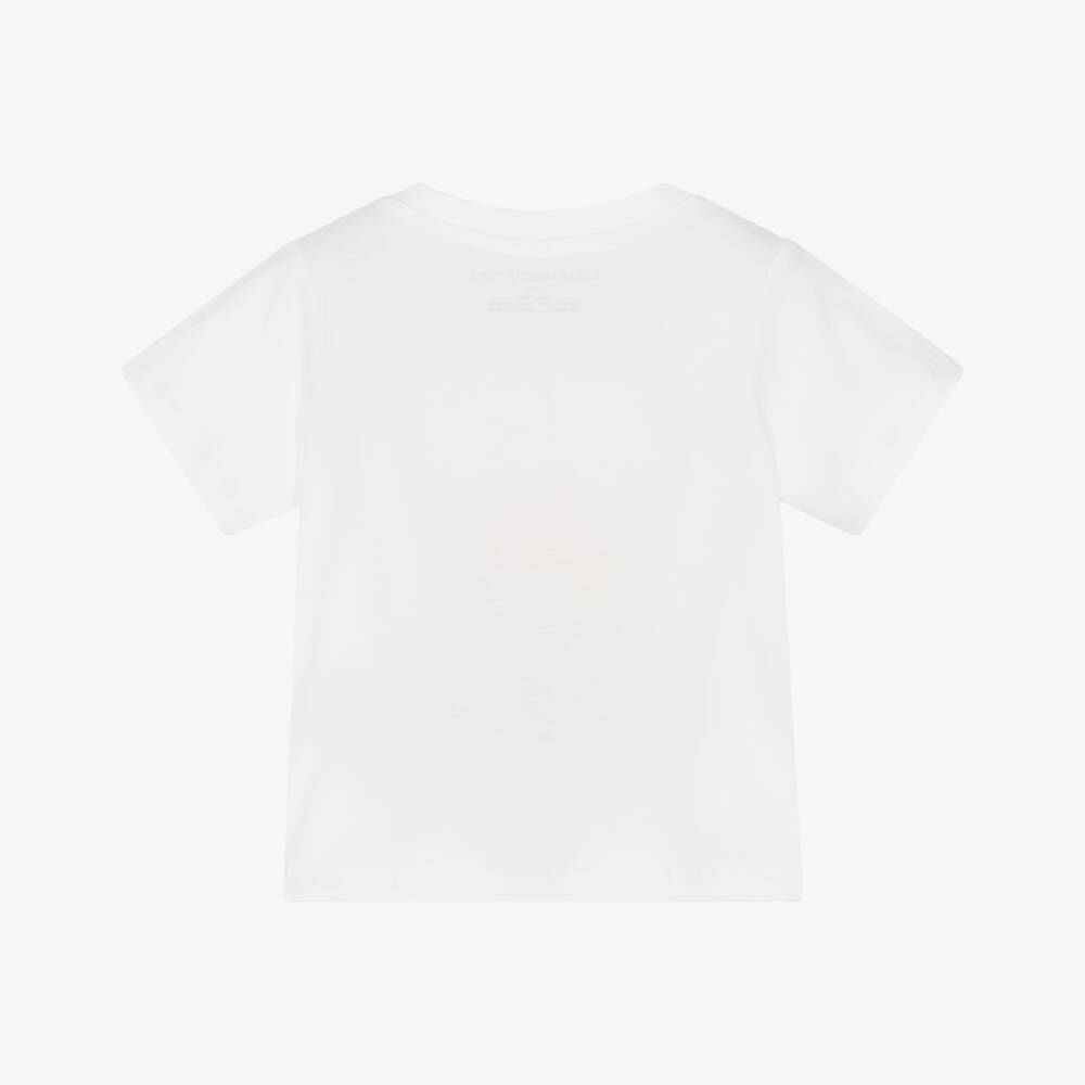 Stella McCartney Kids-Boys Ivory Bug Print Cotton T-Shirt | Childrensalon