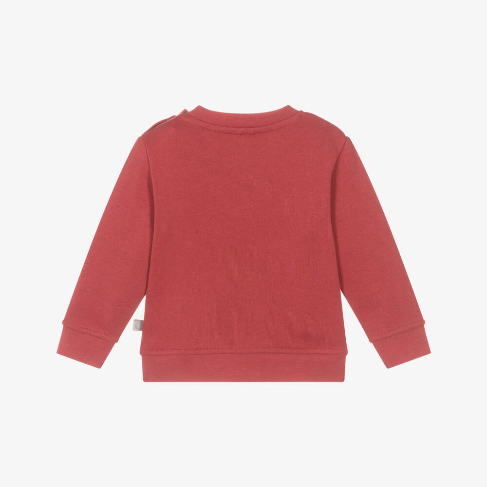 Stella McCartney Kids-سويت شيرت قطني أحمر للأولاد | Childrensalon