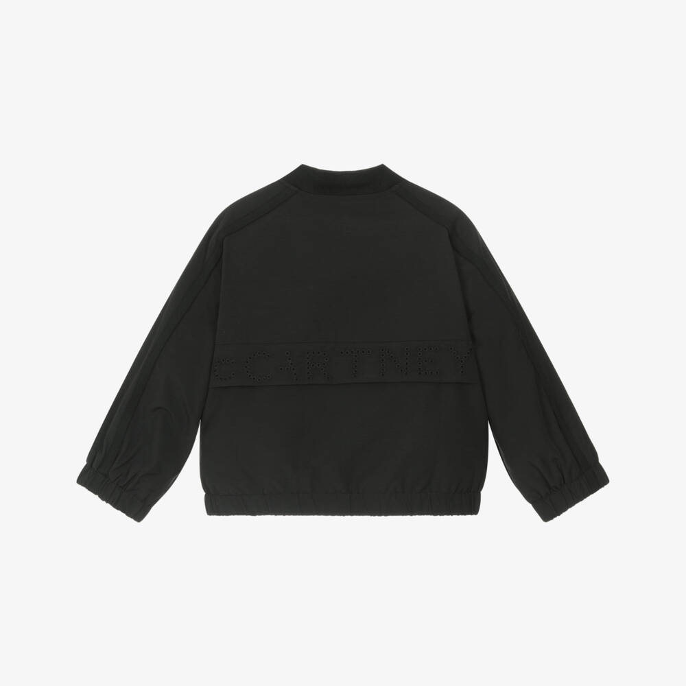 Stella McCartney Kids-جاكيت منفوخ لون أسود للبنات | Childrensalon