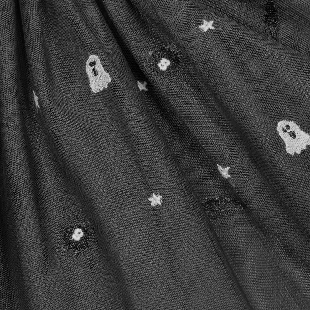 Stella McCartney Kids-Girls Black Tulle Halloween Skirt | Childrensalon