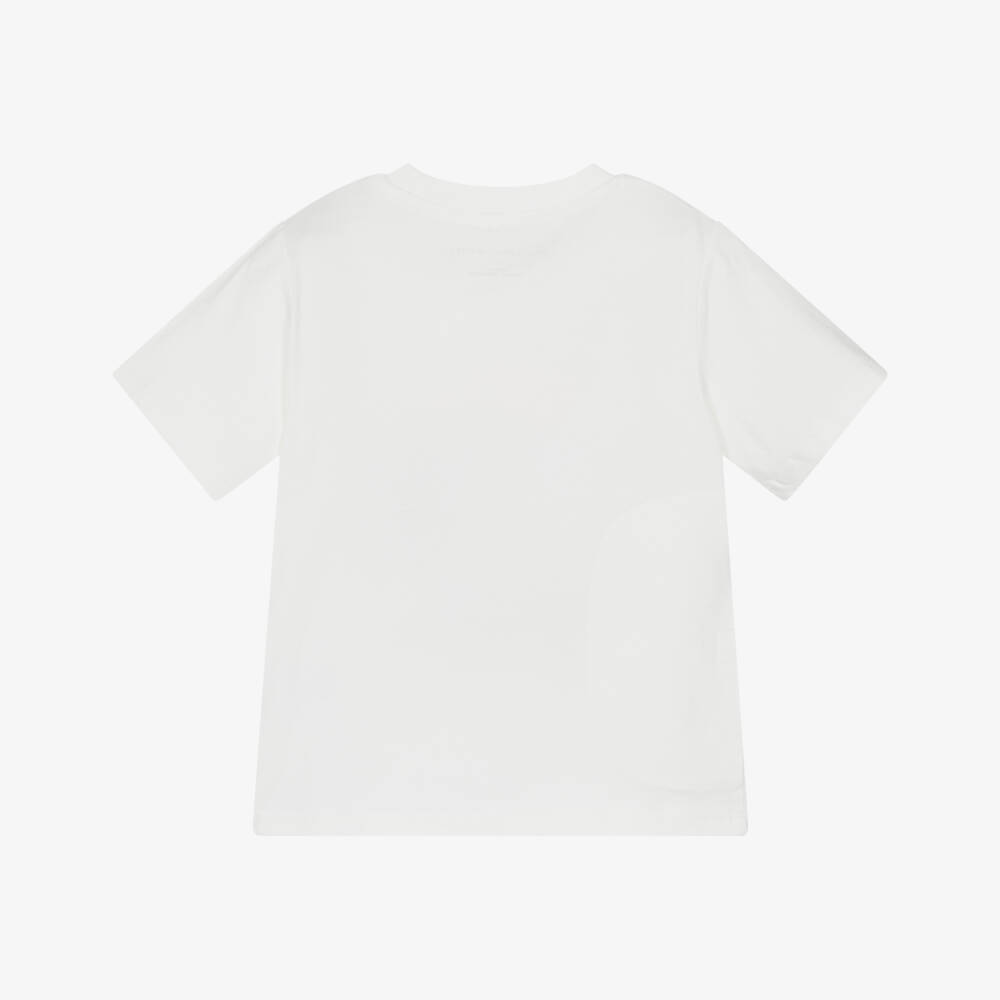 Stella McCartney Kids-تيشيرت قطن بطبعة فندق لون عاجي للبنات | Childrensalon