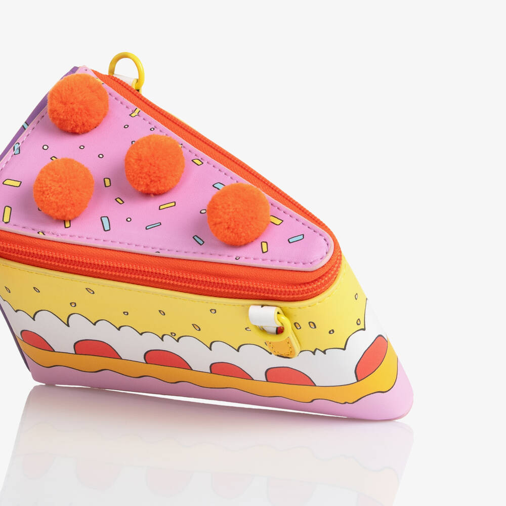 Stella McCartney Kids-Girls Pale Pink Slice of Cake Shoulder Bag (18cm) | Childrensalon