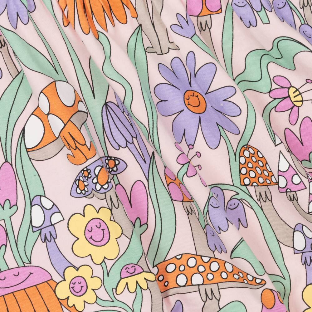 Stella McCartney Kids-Girls Pink Cotton Fairy Dress | Childrensalon