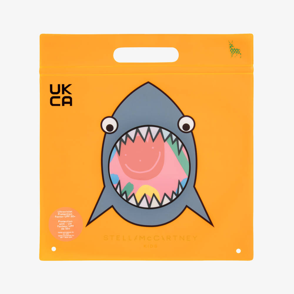 Stella McCartney Kids-بدلة واقية من الشمس لون زهري للبنات (UPF50+) | Childrensalon