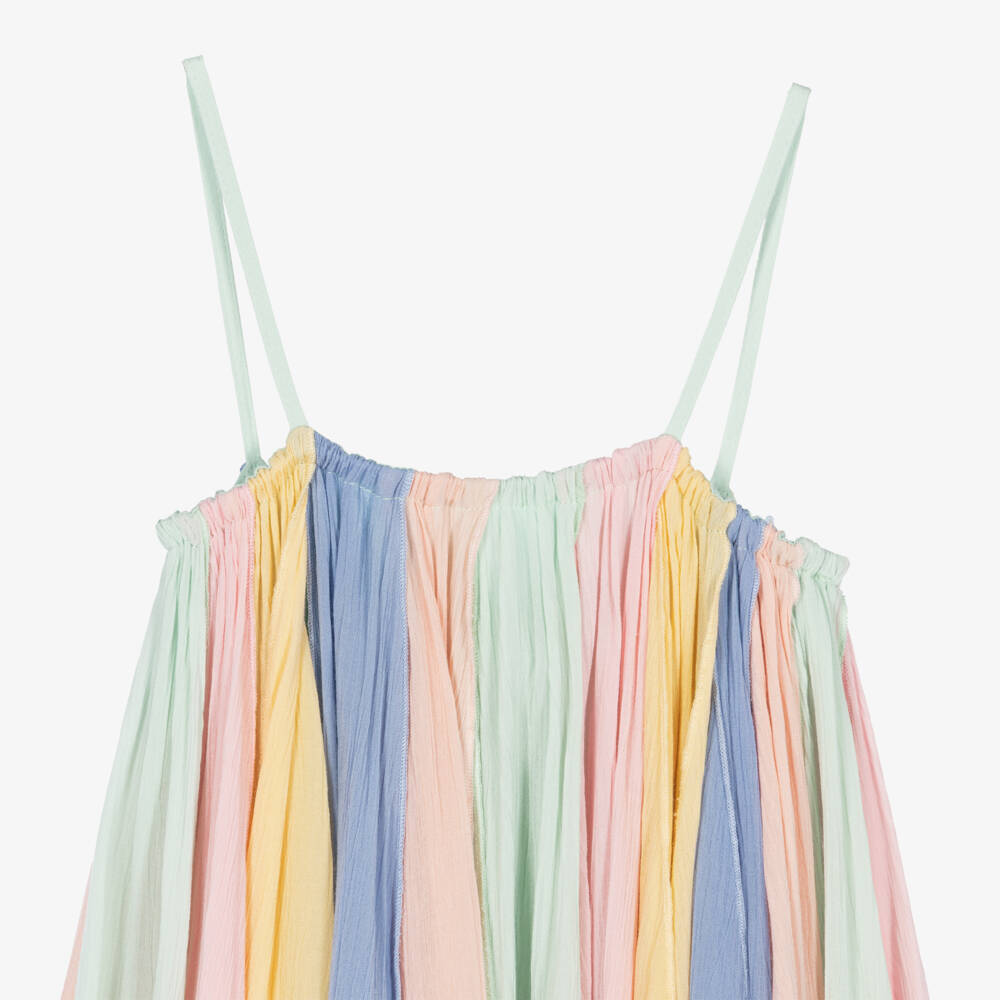 Stella McCartney Kids-Girls Rainbow Strappy Dress | Childrensalon