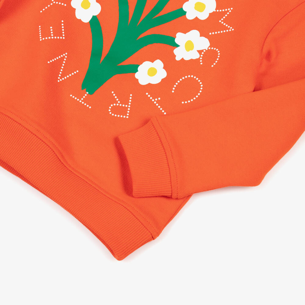 Stella McCartney Kids-Girls Red Cotton Jersey Shorts Set | Childrensalon