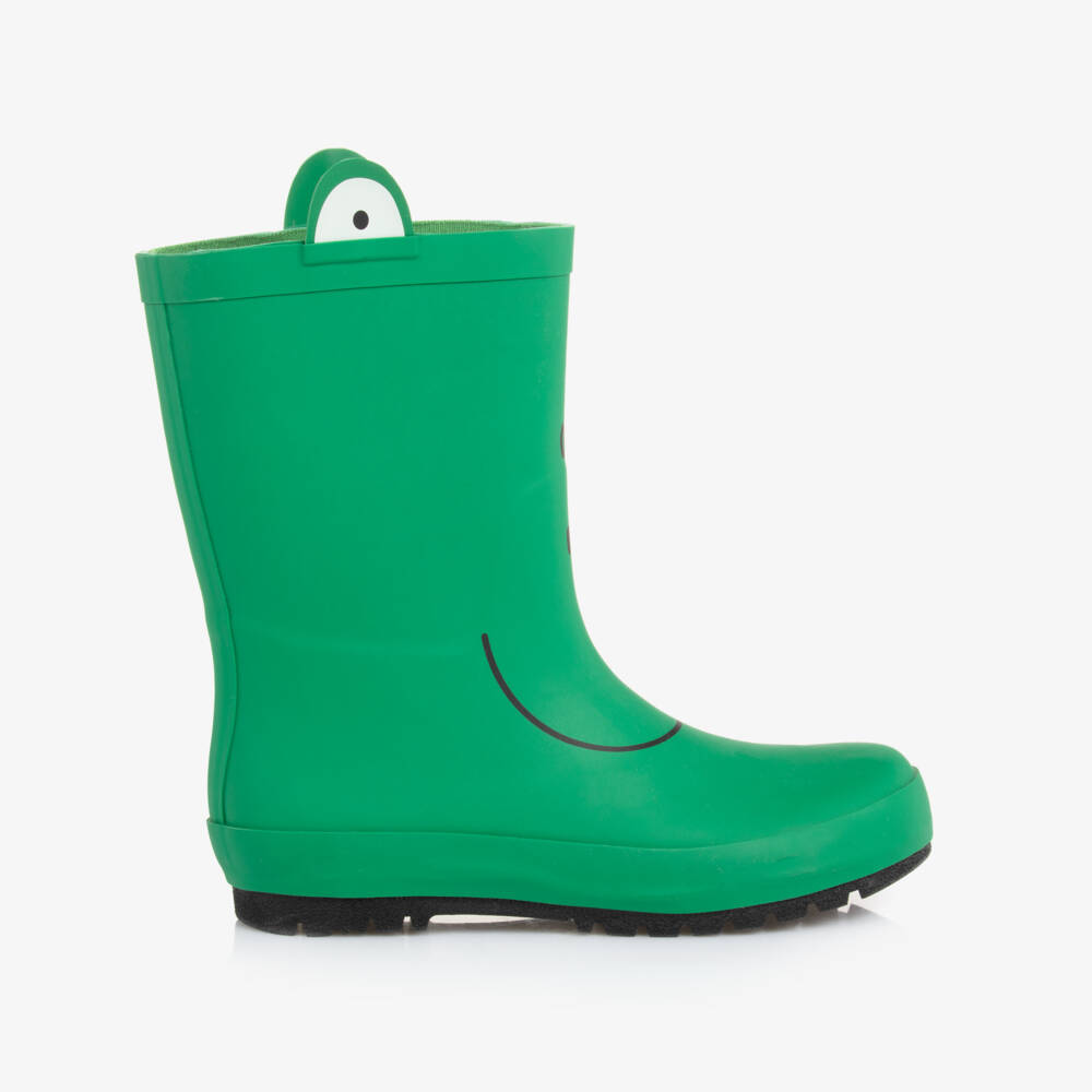 Stella McCartney Kids-Green Frog Rain Boots | Childrensalon