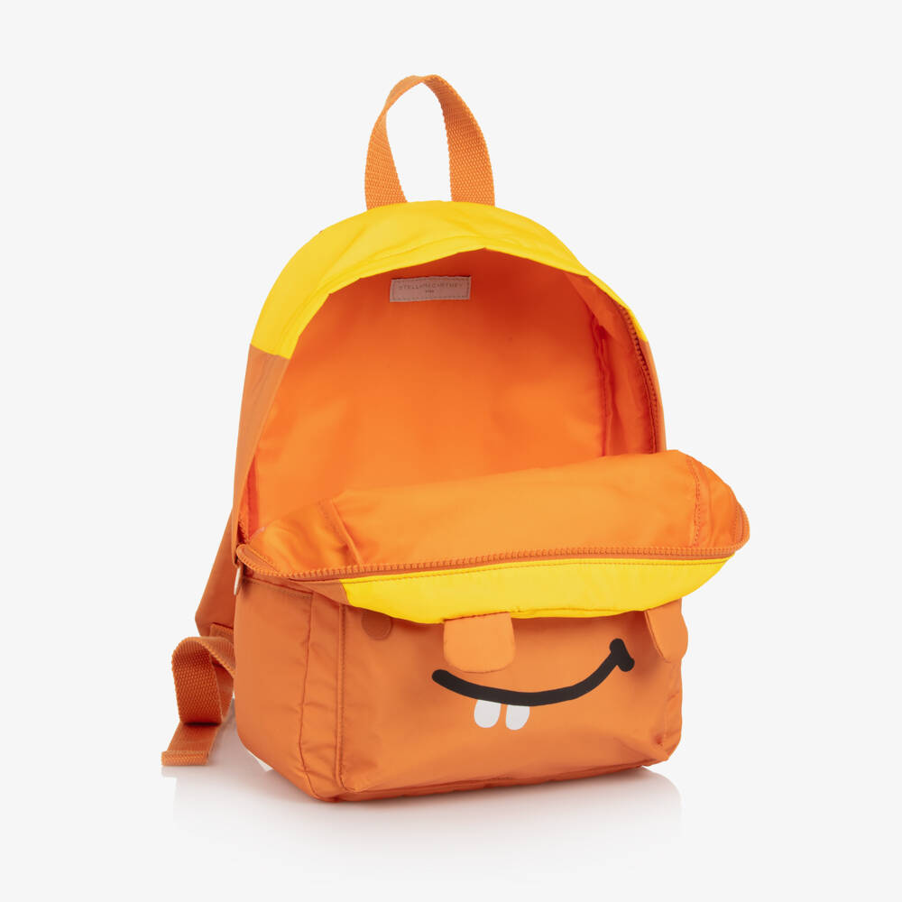 Stella McCartney Kids-Playful Orange Squirrel Backpack (30cm) | Childrensalon