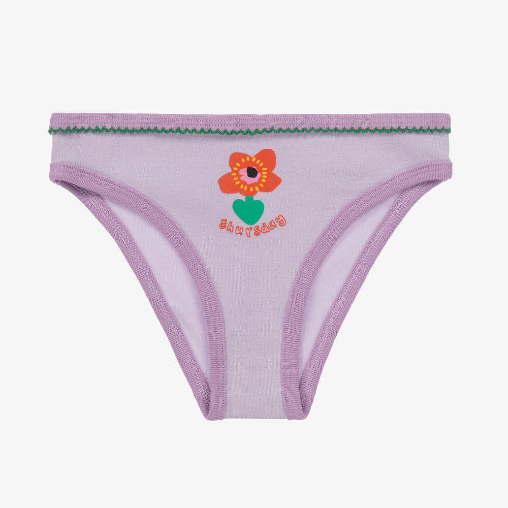 Stella McCartney Kids-Teen Girls Colourful Cotton Knickers (7 Pack) | Childrensalon