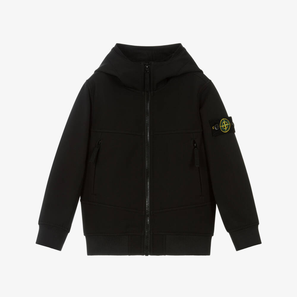 STONE  JUNIOR ブラックジャケット STONE JUNIOR ブラックジャケット Stone Island | Canvas Dyed