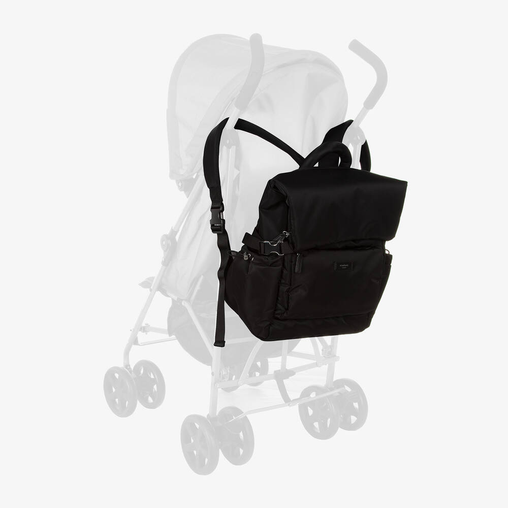 Storksak-حقيبة ظهر لتغيير الحفاضات لون أسود (37 سم) | Childrensalon