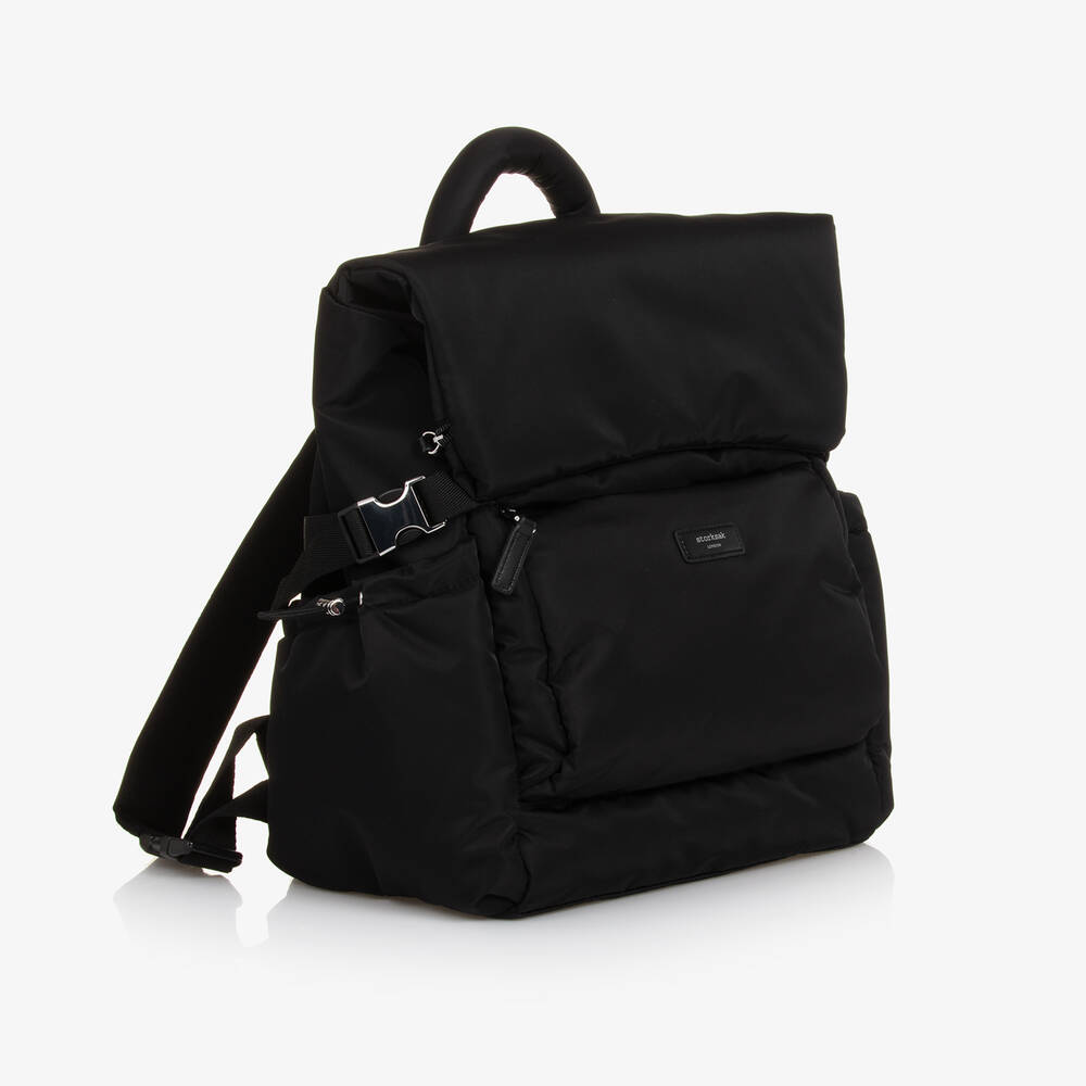 Storksak-حقيبة ظهر لتغيير الحفاضات لون أسود (37 سم) | Childrensalon