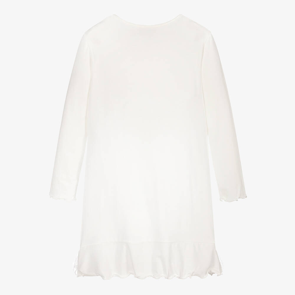 Story Loris-Girls Ivory Modal Princess Nightdress | Childrensalon