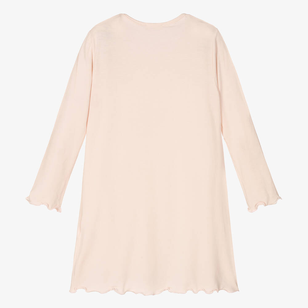 Story Loris-Girls Pink Modal Nightdress | Childrensalon
