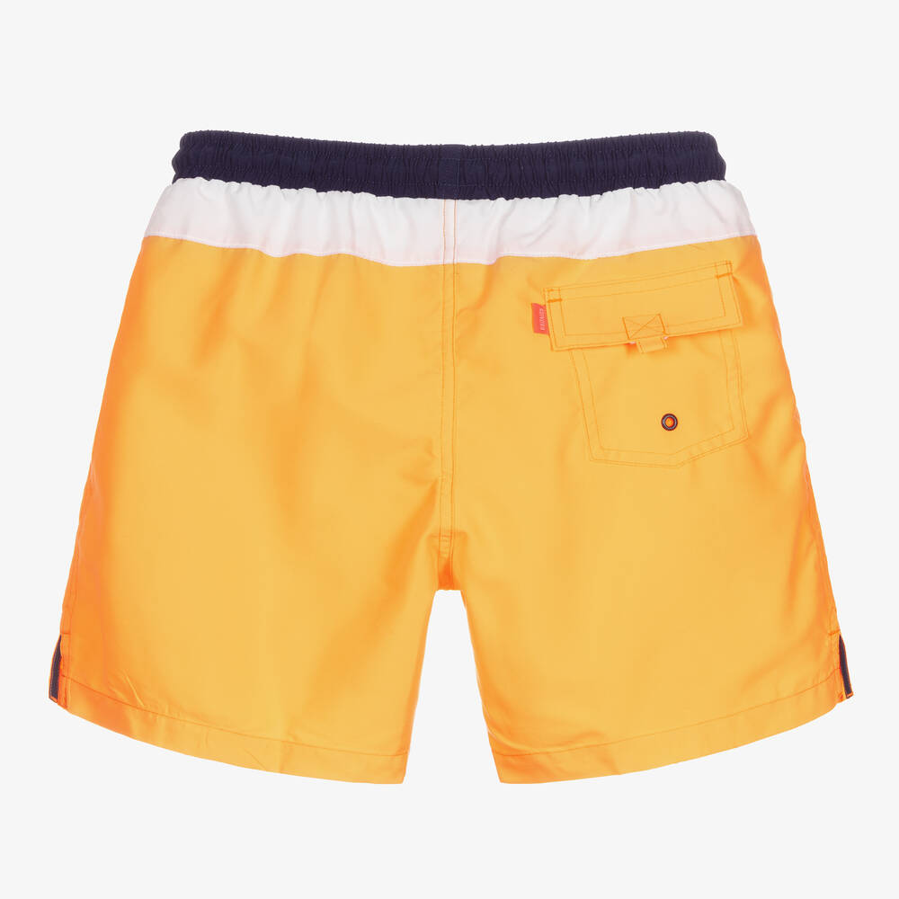 Sunuva-Teen Boys Orange Swim Shorts | Childrensalon