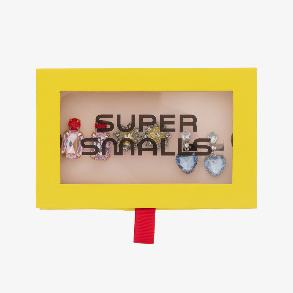 Super Smalls-Girls Dinner & A Movie Clip-on Earrings (3 Pack) | Childrensalon