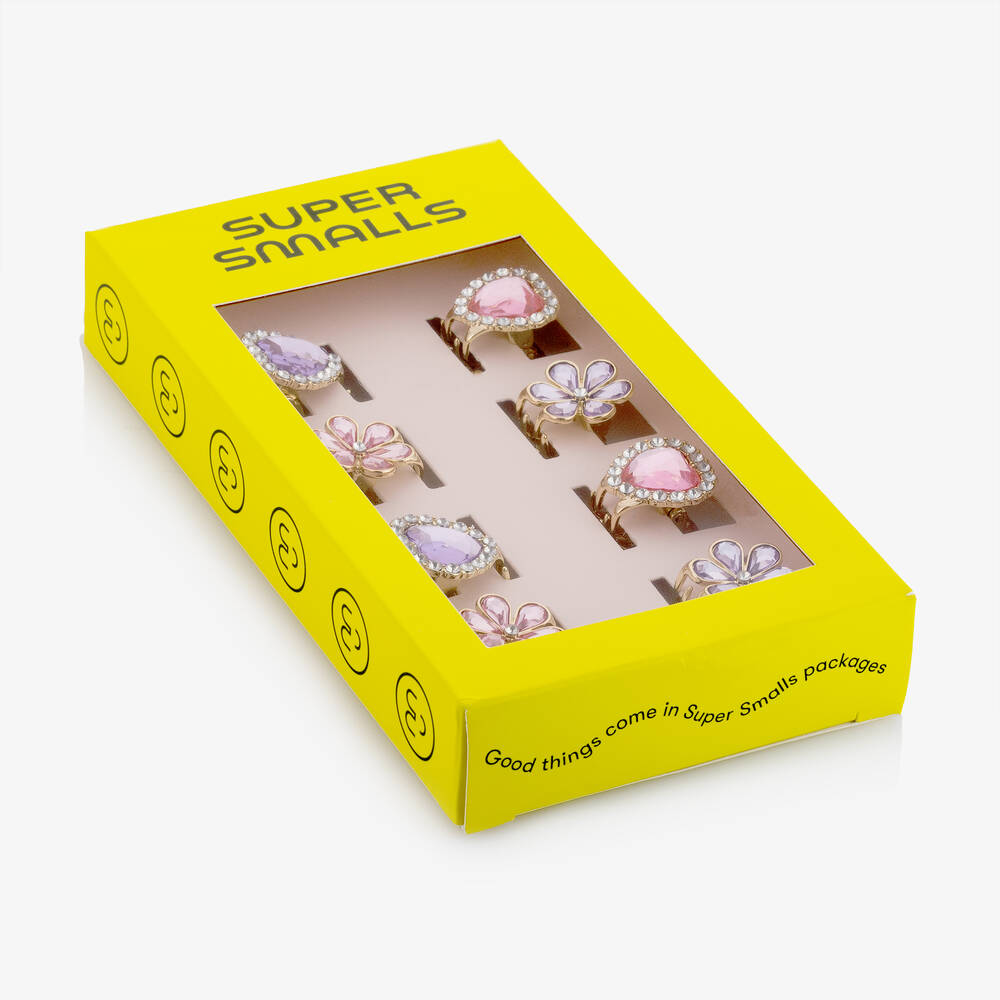 Super Smalls-Girls Love In Bloom Jewelled Hair Clips (8 Pack) | Childrensalon