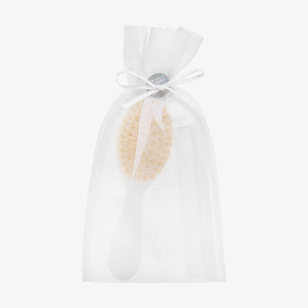 Tartine et Chocolat-Baby White Brush & Comb Set | Childrensalon