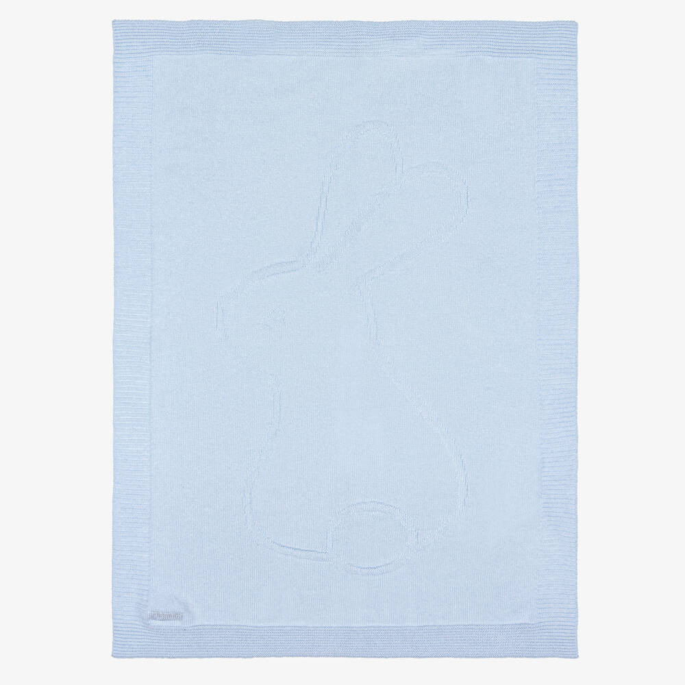 Tartine et Chocolat-Голубое кашемировое одеяло (100см) | Childrensalon