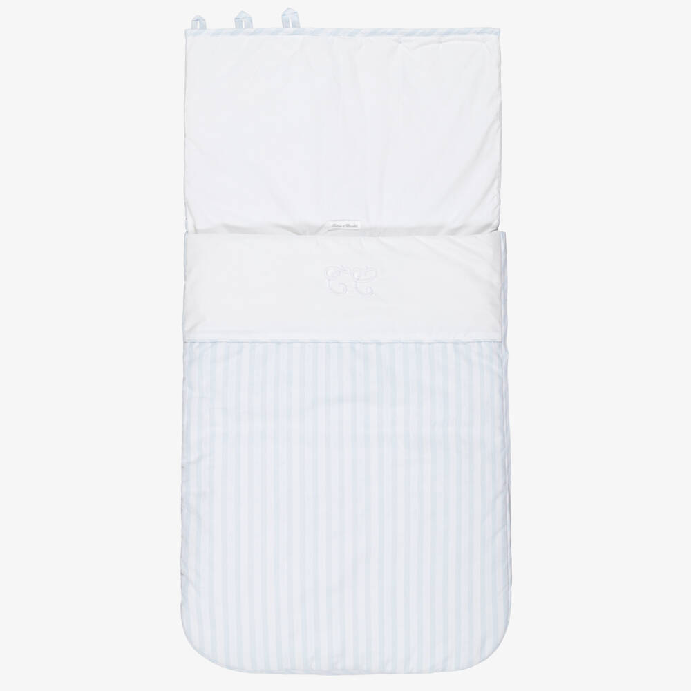 Tartine et Chocolat-Boys Blue Striped Nest (80cm) | Childrensalon
