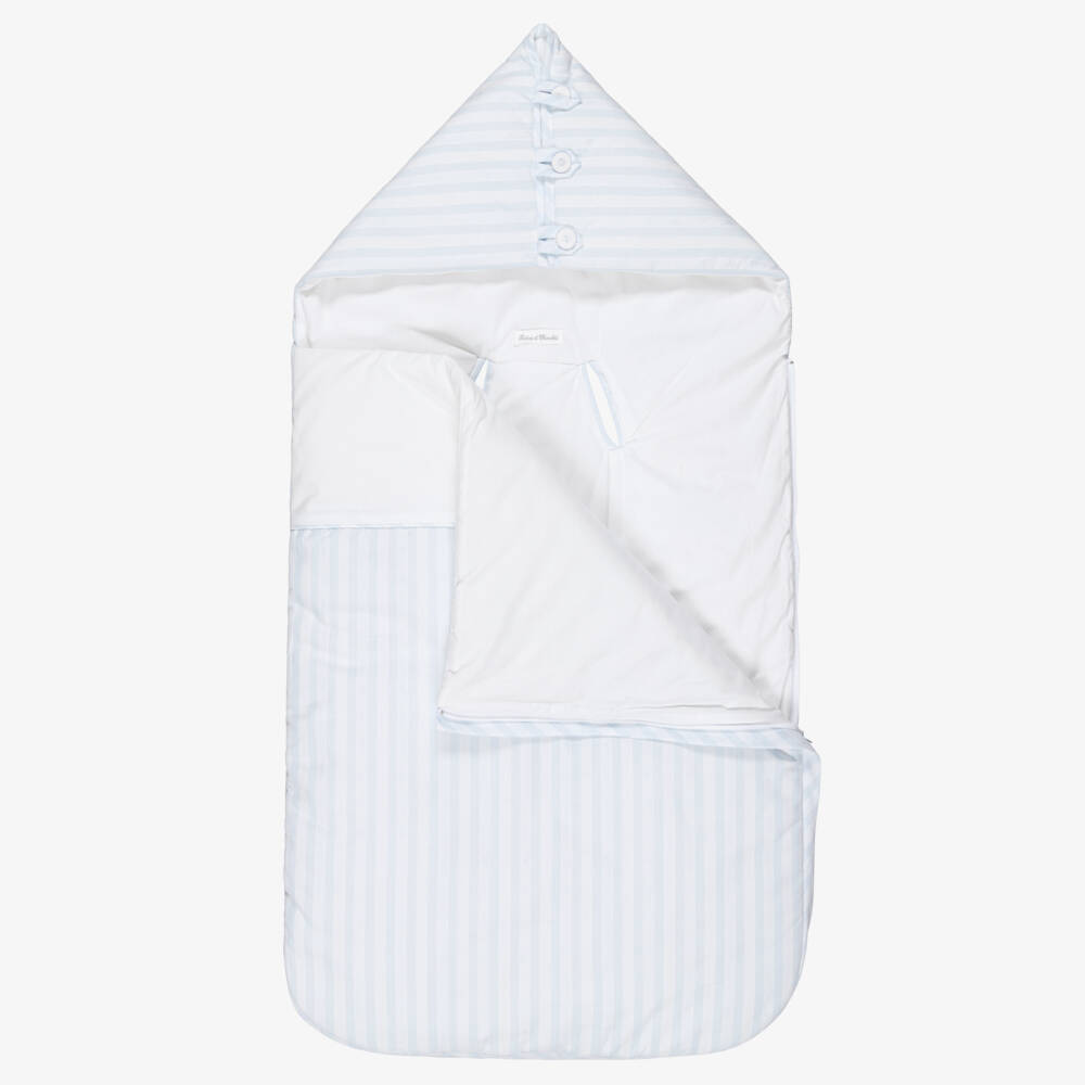 Tartine et Chocolat-Boys Blue Striped Nest (80cm) | Childrensalon