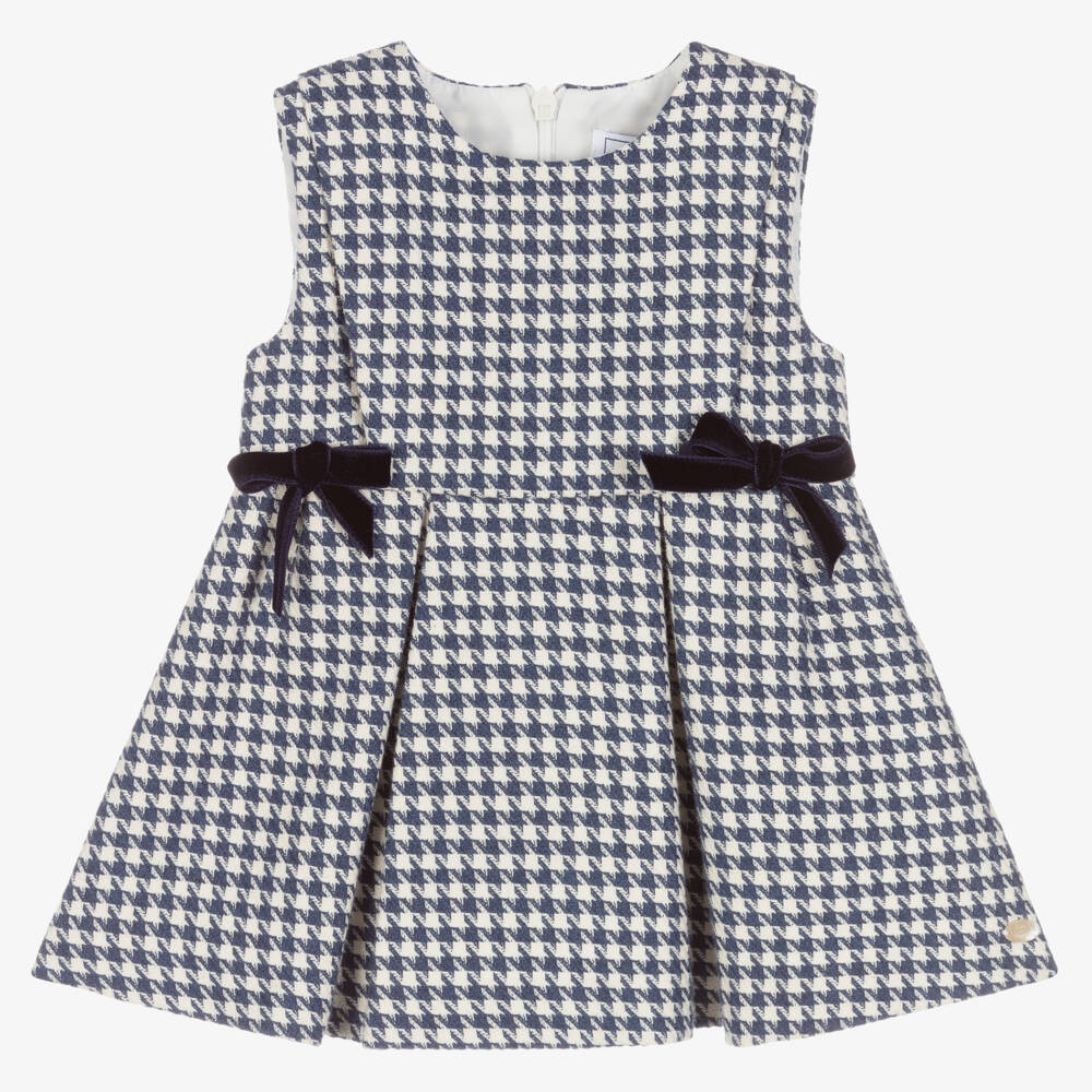blue houndstooth dress Z Supply Women's Houndstooth Active Dress – Saint Bernard main image 1