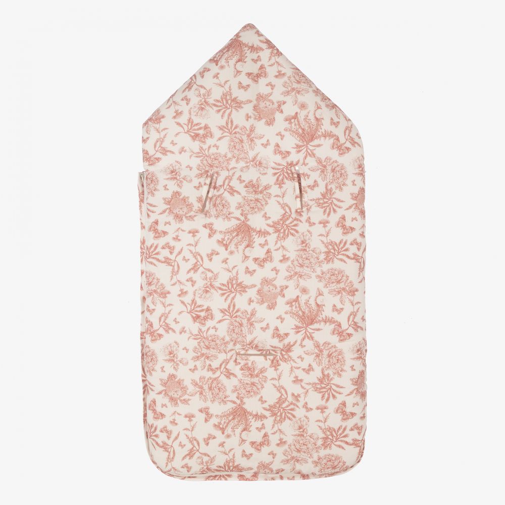 Tartine et Chocolat-Girls Ivory & Pink Nest (85cm) | Childrensalon