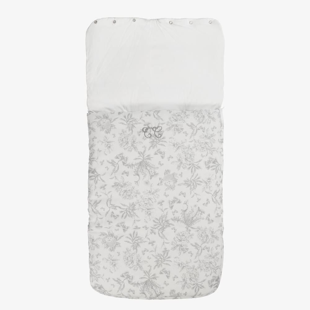 Tartine et Chocolat-Серый хлопковый конверт с принтом туаль де жуи (81см) | Childrensalon