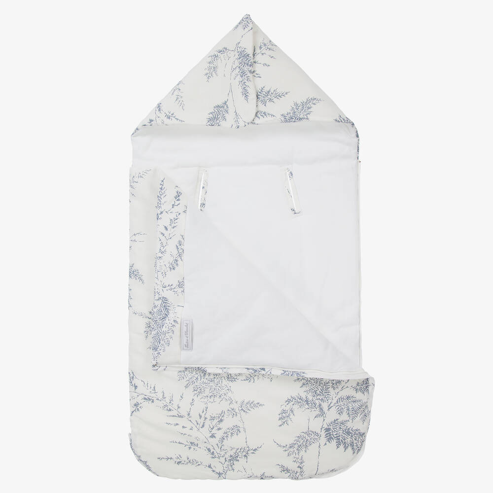 Tartine et Chocolat-Кремово - голубой льняной конверт (83см) | Childrensalon