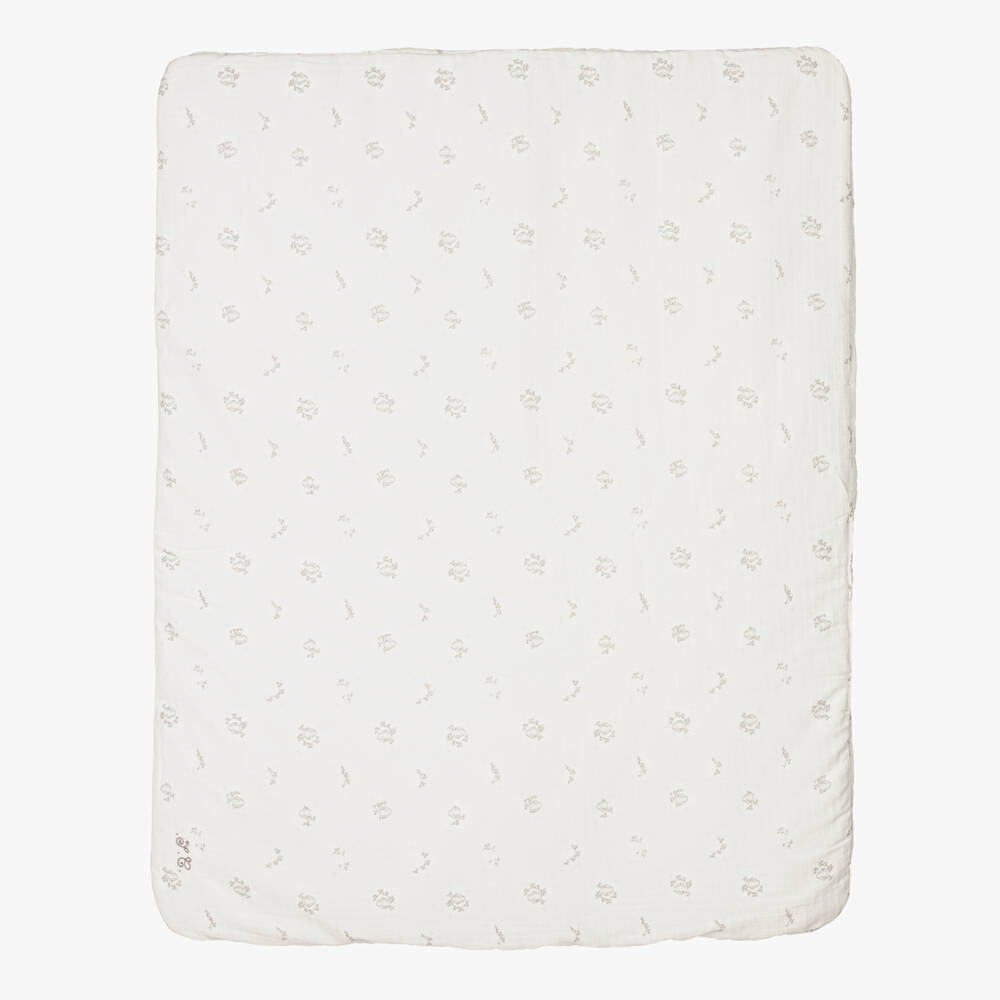 Tartine et Chocolat-Ivory Padded Bunny Blanket (95cm) | Childrensalon