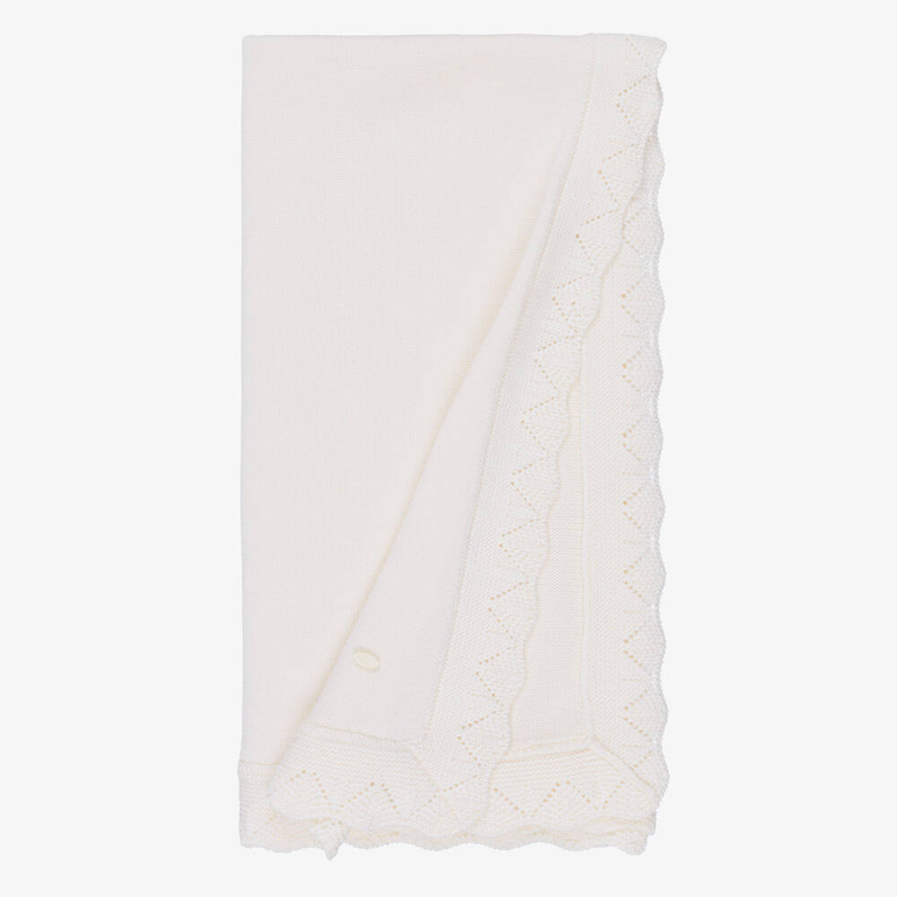 Tartine et Chocolat-بطانية صوف لون زهري فاتح (100 سم) | Childrensalon