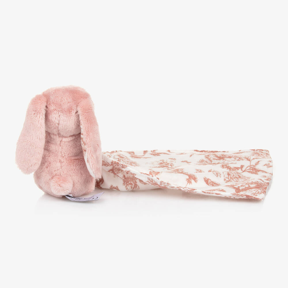 Tartine et Chocolat-Pink Augustin the Rabbit Baby Comforter (25cm) | Childrensalon