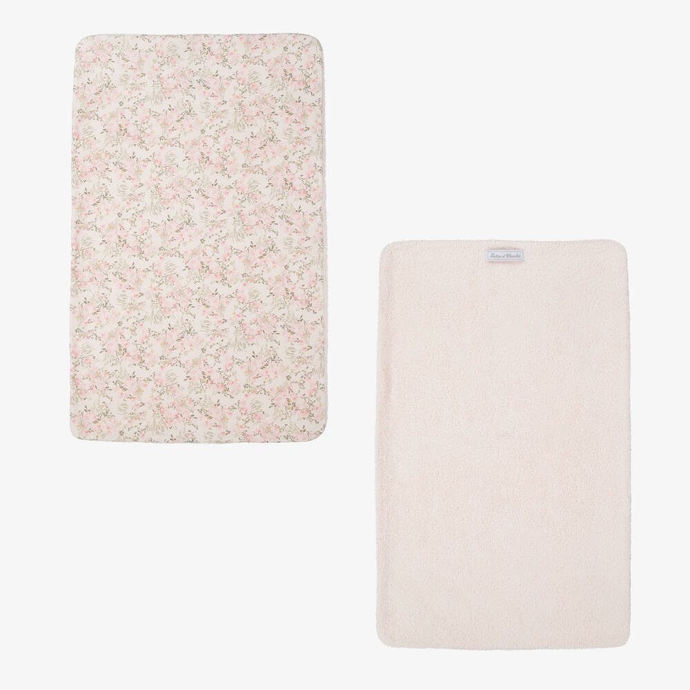 Tartine et Chocolat-Pink Floral Changing Bag (41cm) | Childrensalon