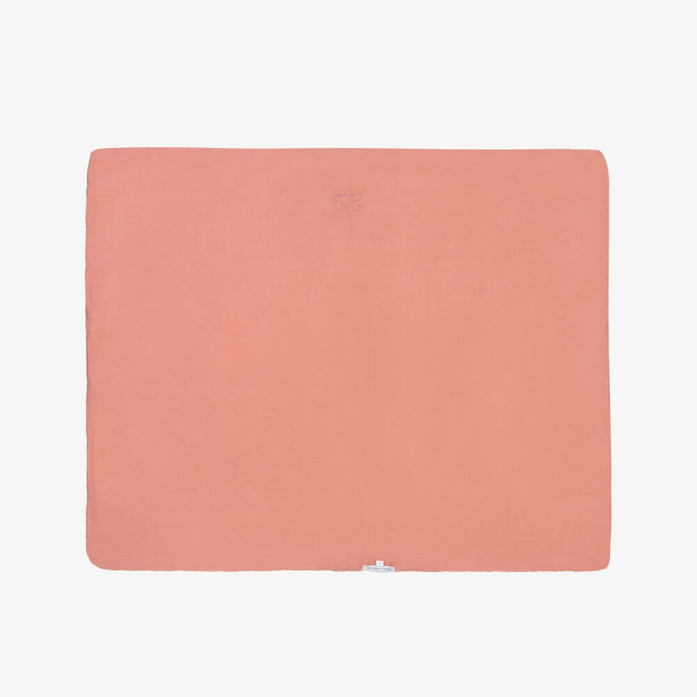 Tartine et Chocolat-Розовое утепленное одеяло (100см) | Childrensalon