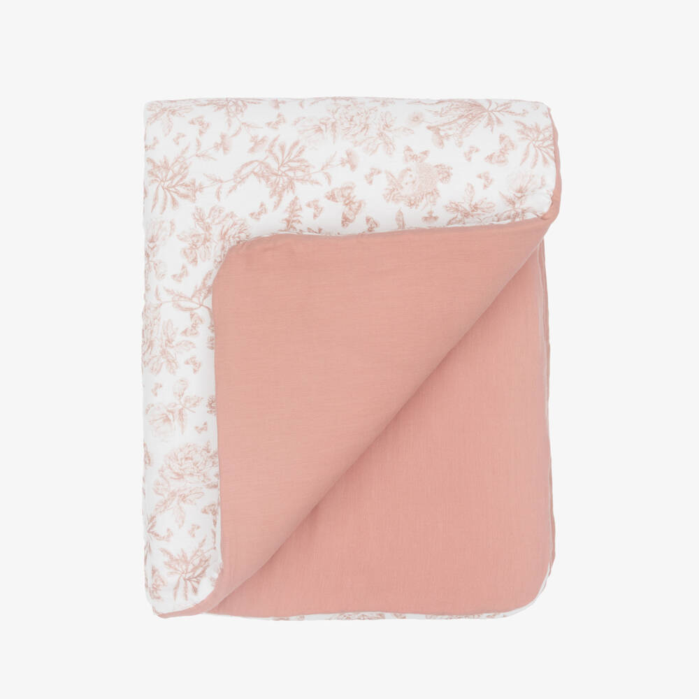 Tartine et Chocolat-Розовое утепленное одеяло (100см) | Childrensalon
