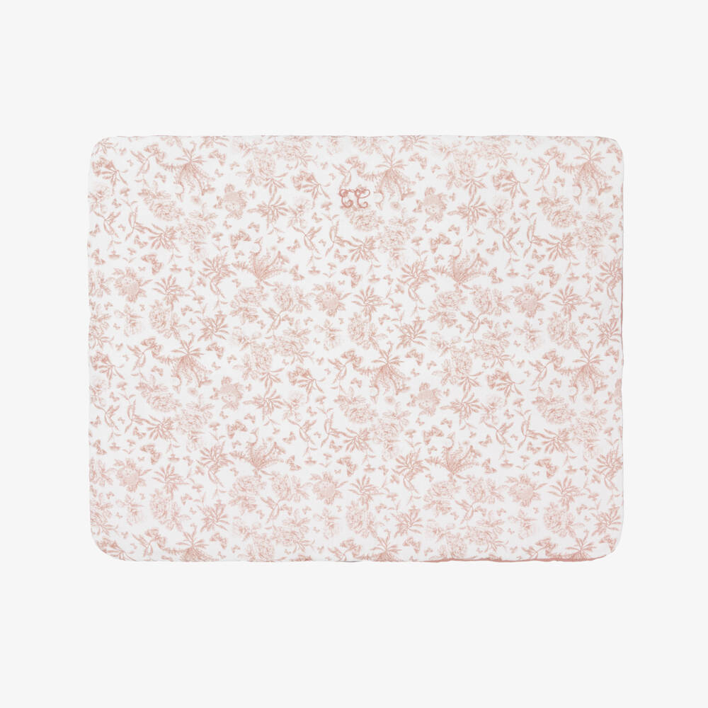 Tartine et Chocolat-Pink Padded Blanket (100cm) | Childrensalon