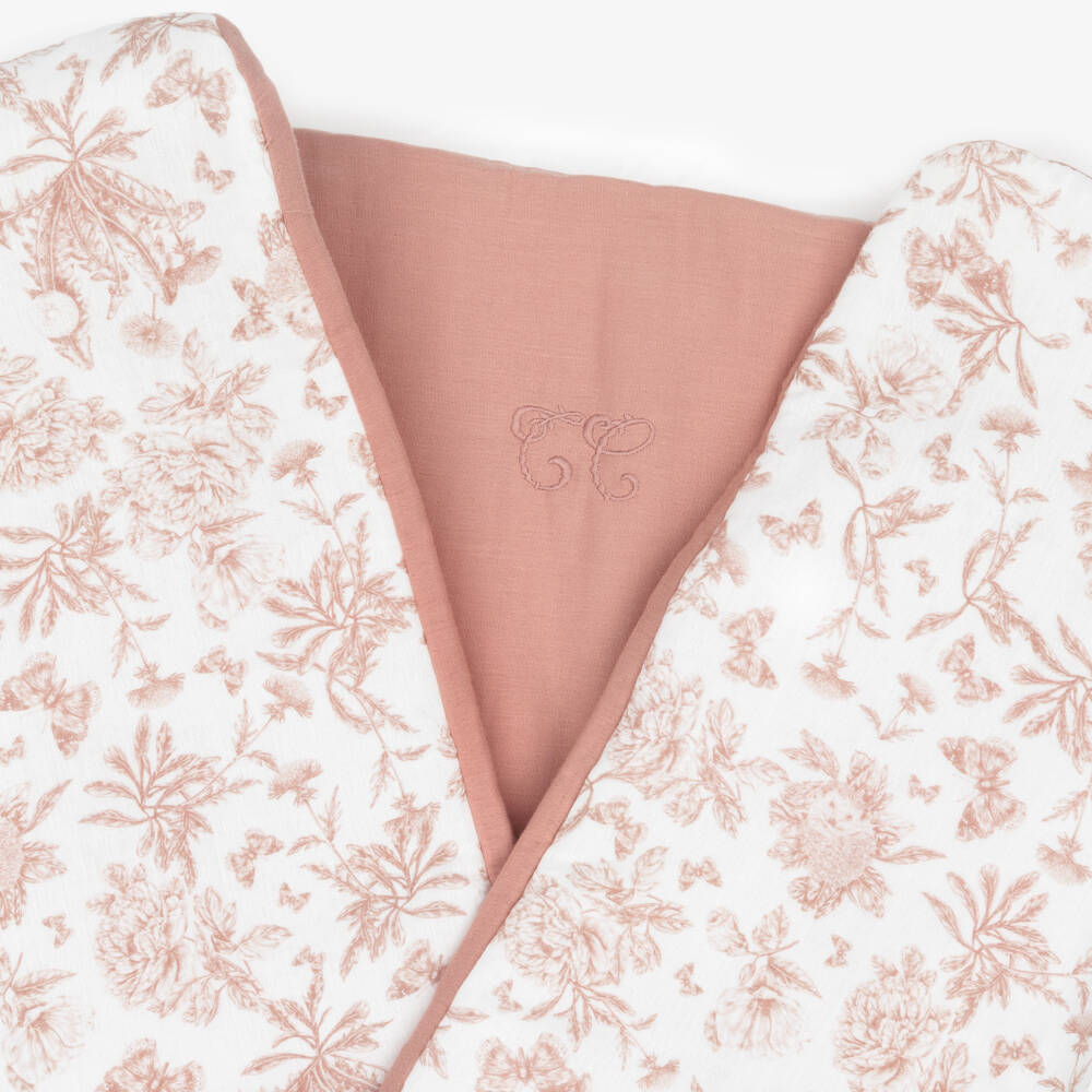 Tartine et Chocolat-Pink Padded Blanket (100cm) | Childrensalon