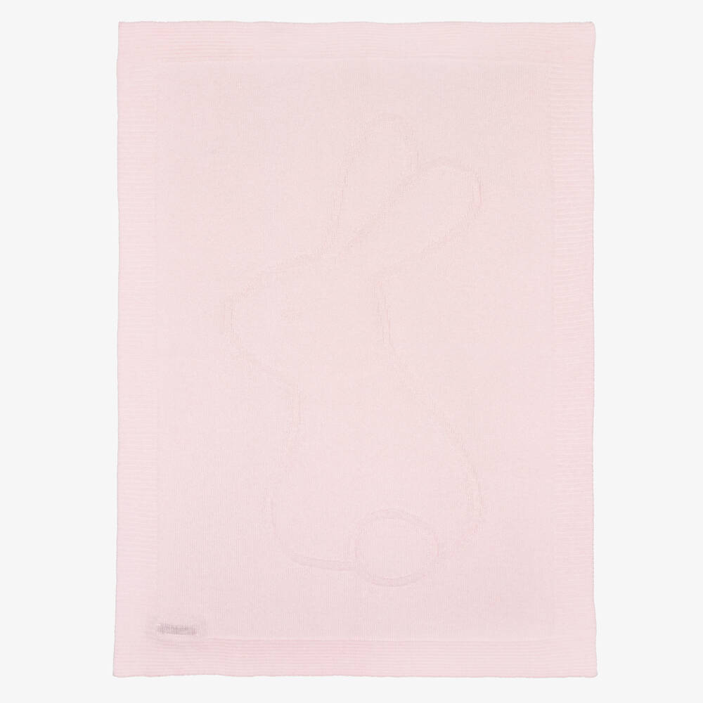 Tartine et Chocolat-Розовое кашемировое одеяло (100см) | Childrensalon